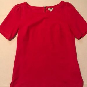 Hot Pink Short Sleeve Blouse